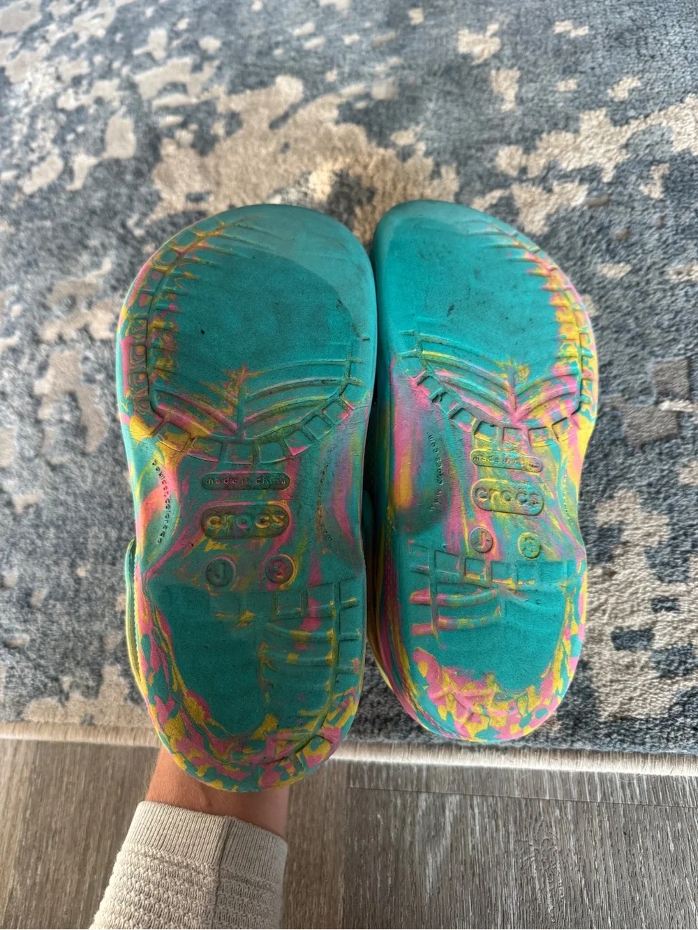 Kids crocs classic Tie-Dye Clogs